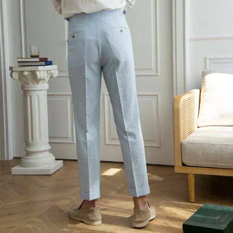 Pantalones Amalfi Seersucker